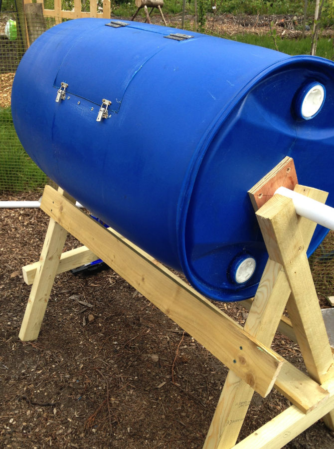 How to Build a DIY Compost Tumbler - Growseed Blog