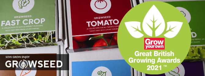 Growseed Gift Set: Shortlisted Gardening Awards 2021